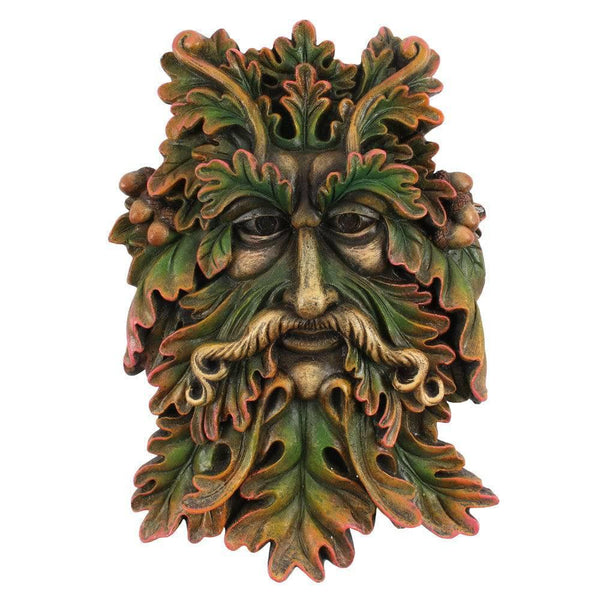 Green Man Face Plaque - Home Decor Emporium