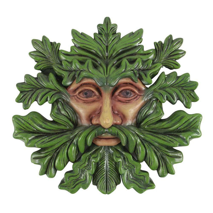 Green Man Resin Wall Plaque - Home Decor Emporium