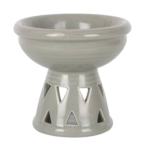 Grey Deep Bowl Oil Burner - Home Decor Emporium