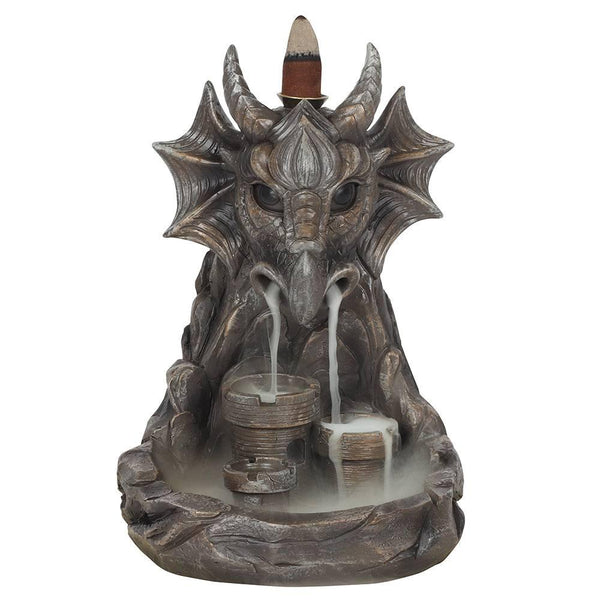 Grey Dragon Backflow Incense Burner - Home Decor Emporium