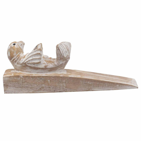 Hand carved Doorstop - Baby Seal - Home Decor Emporium