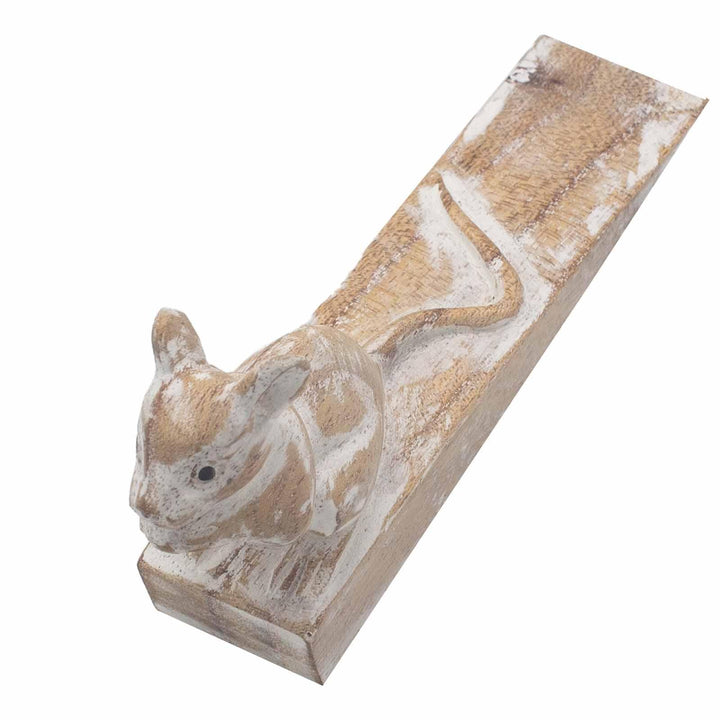 Hand carved Doorstop - Dormouse - Home Decor Emporium