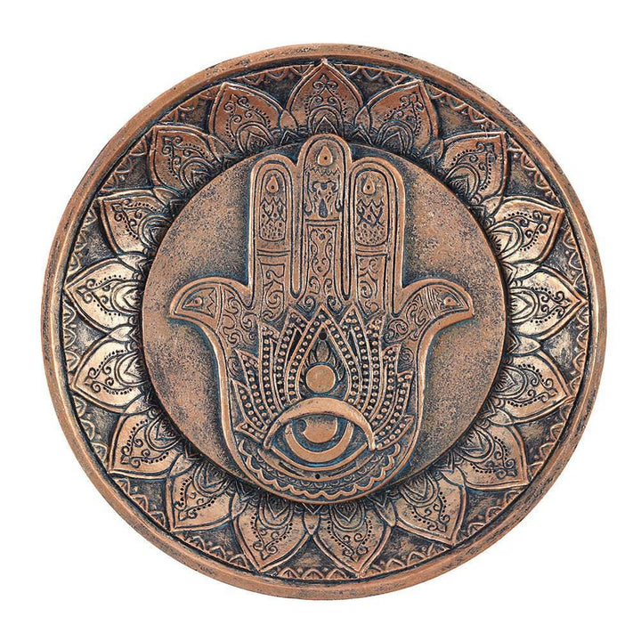 Hand of Hamsa Incense Holder Plate - Home Decor Emporium