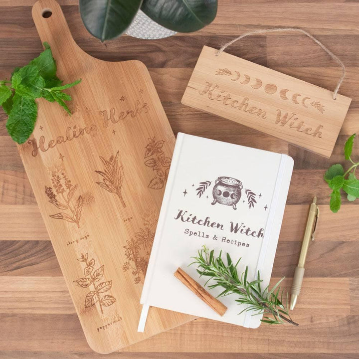 Healing Herbs Wooden Chopping Board - Home Decor Emporium