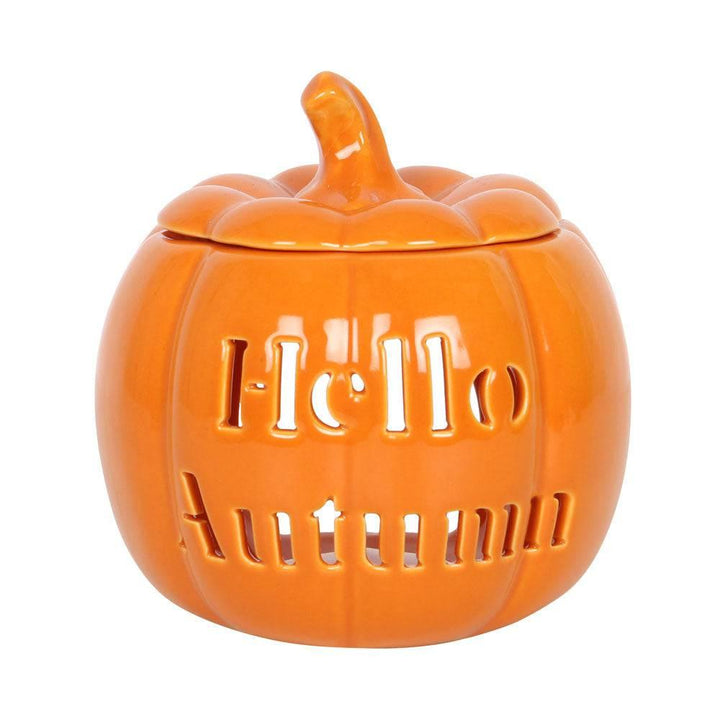 Hello Autumn Pumpkin Oil Burner - Home Decor Emporium