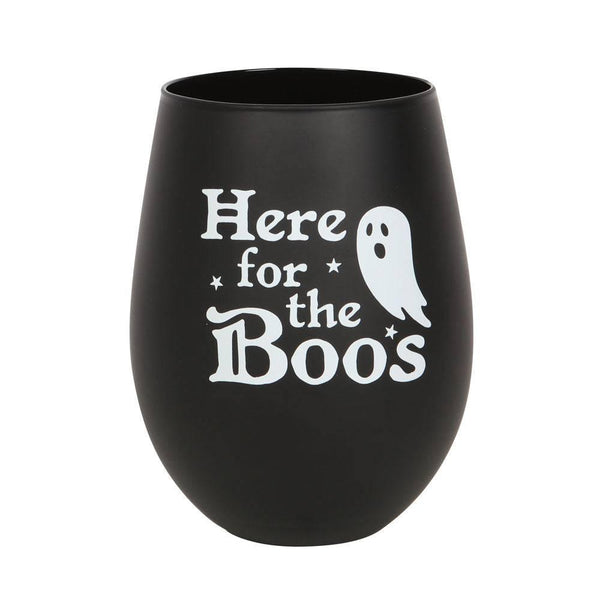 Here For The Boos Stemless Glass - Home Decor Emporium