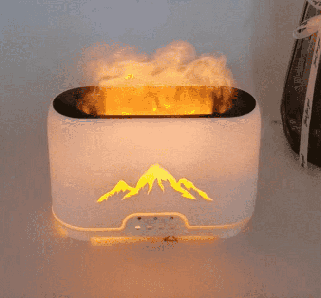 Himalayas Aroma Diffuser - USB-C - Remote control - Flame Effect - Home Decor Emporium