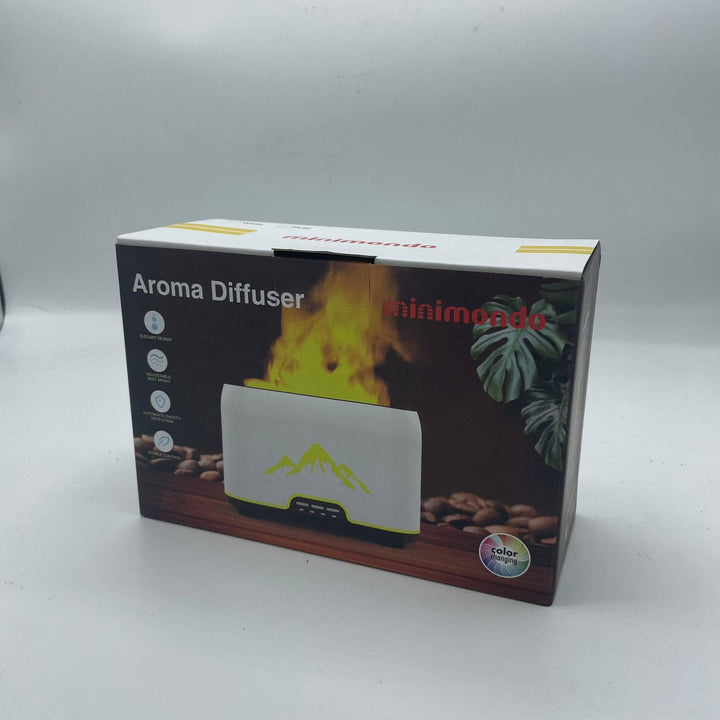 Himalayas Aroma Diffuser - USB-C - Remote control - Flame Effect - Home Decor Emporium