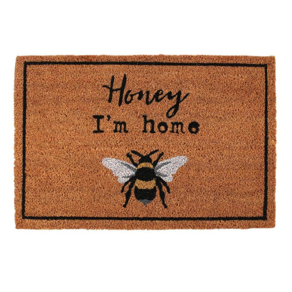 Honey I'm Home Natural Doormat - Home Decor Emporium