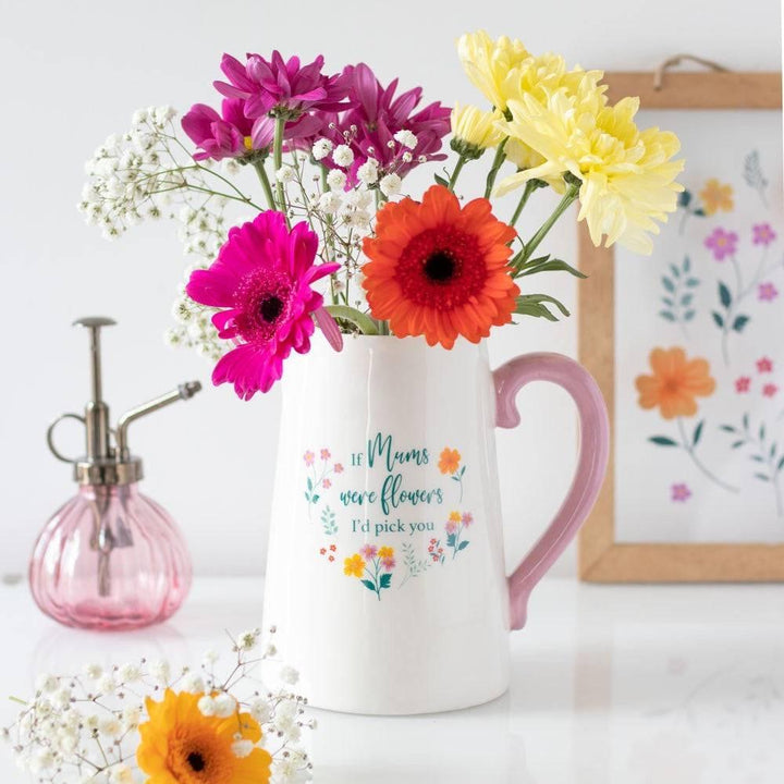 If Mums Were Flowers Ceramic Flower Jug - Home Decor Emporium