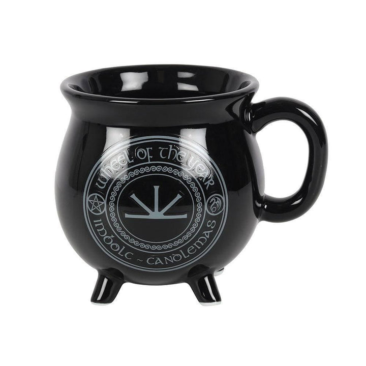 Imbolc Colour Changing Cauldron Mug by Anne Stokes - Home Decor Emporium