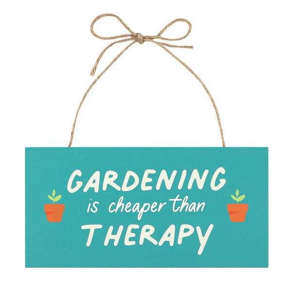 In the Garden Therapy Hanging Sign - Home Decor Emporium