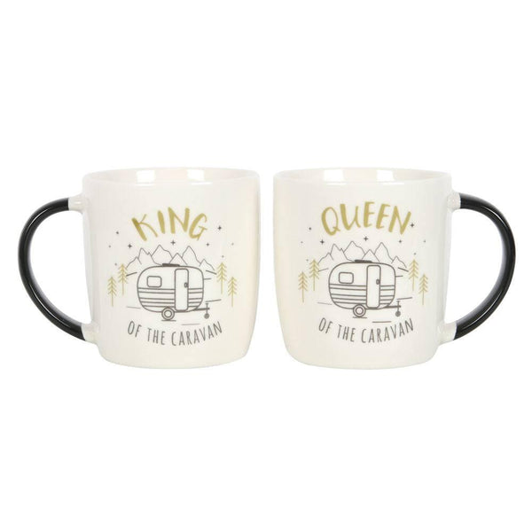 King and Queen Couples Caravan Mug Set - Home Decor Emporium