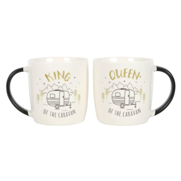 King and Queen Couples Caravan Mug Set - Home Decor Emporium