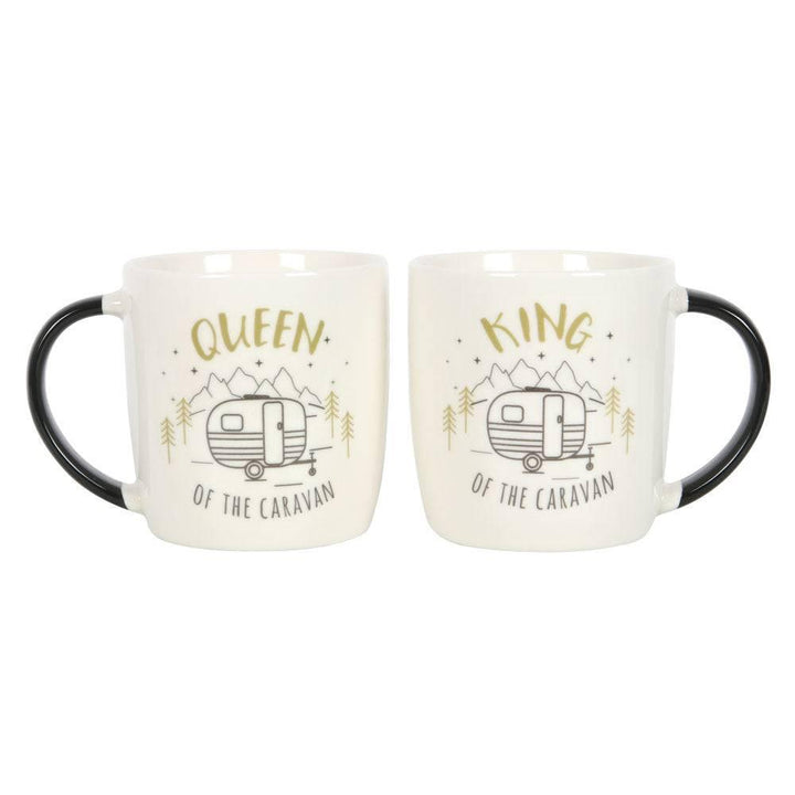 King and Queen Couples Caravan Mug Set - Home Decor Emporium