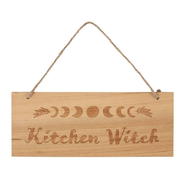 Kitchen Witch Engraved Hanging Sign - Home Decor Emporium