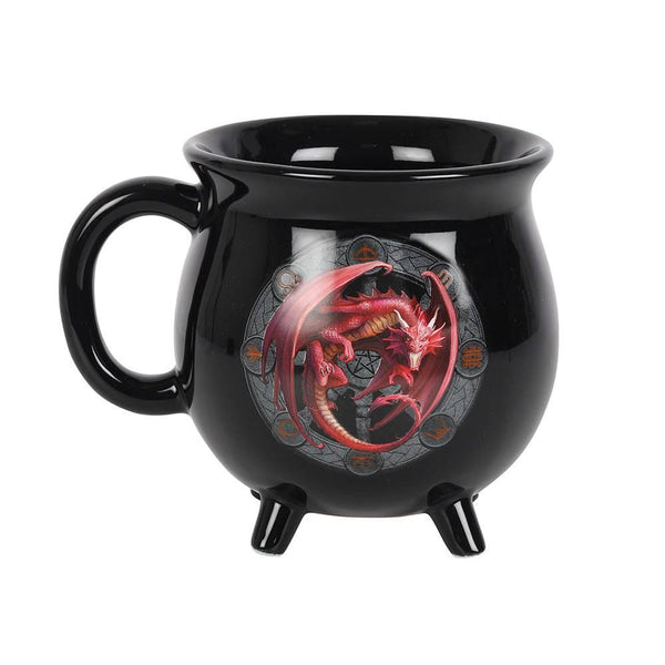 Lammas Colour Changing Cauldron Mug by Anne Stokes - Home Decor Emporium