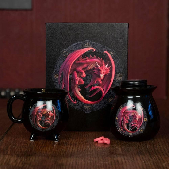 Lammas Colour Changing Cauldron Mug by Anne Stokes - Home Decor Emporium