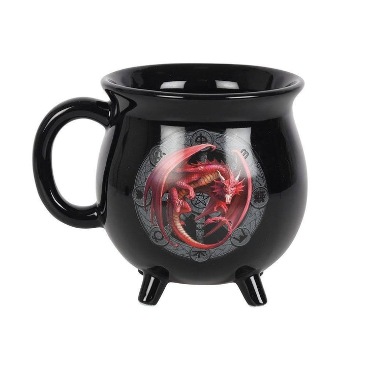 Lammas Colour Changing Cauldron Mug by Anne Stokes - Home Decor Emporium