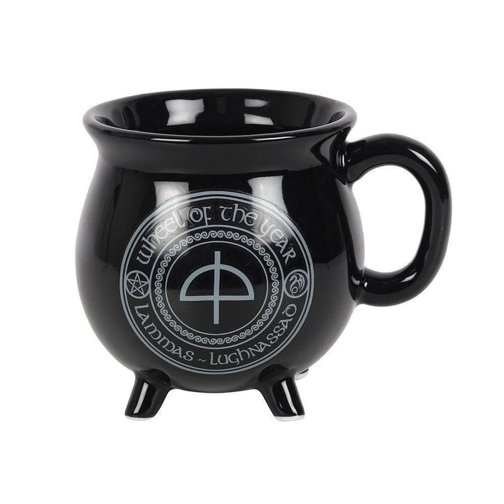 Lammas Colour Changing Cauldron Mug by Anne Stokes - Home Decor Emporium