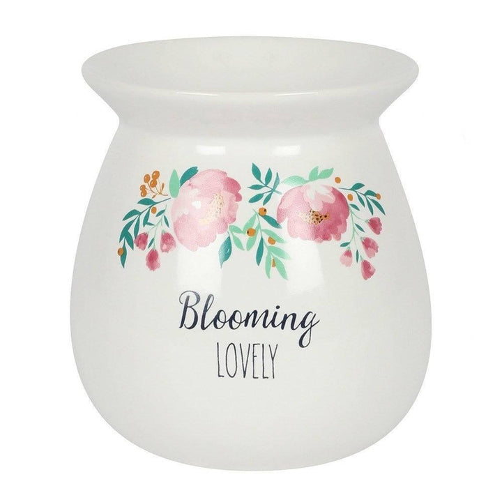 Large Blooming Lovely Wax Melt Burner Gift Set - Home Decor Emporium