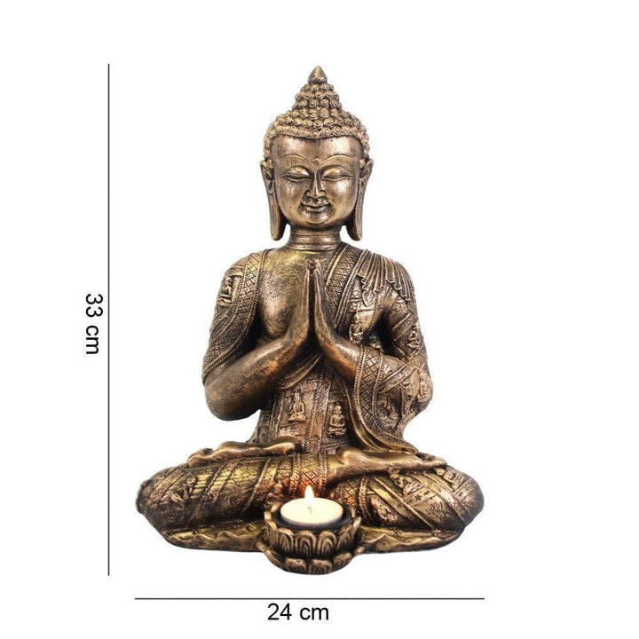 Large Buddha Tealight Holder - Home Decor Emporium