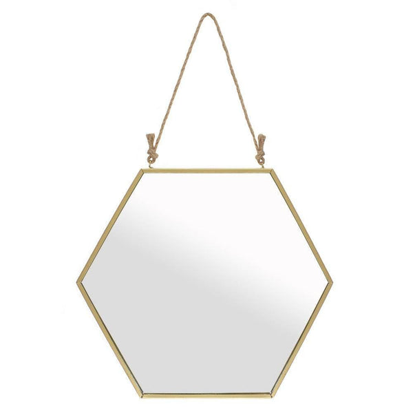 Large Gold Geometric Mirror - Home Decor Emporium