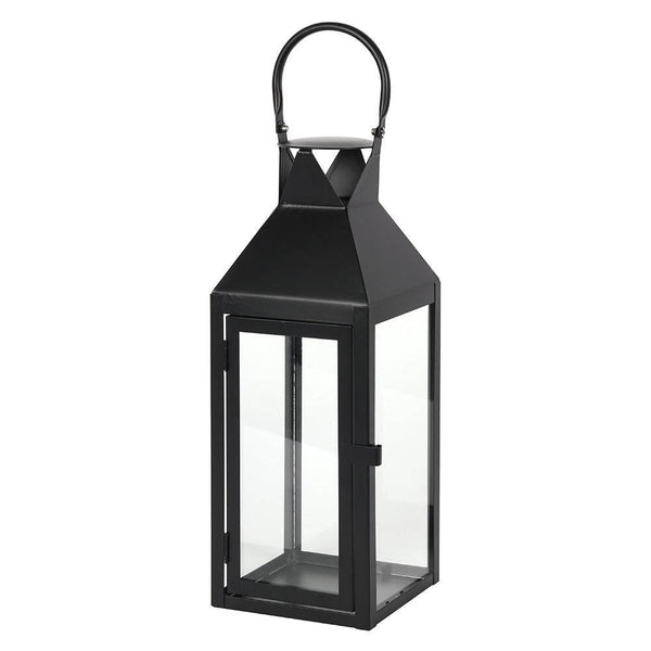 Large Matte Black Lantern - Home Decor Emporium