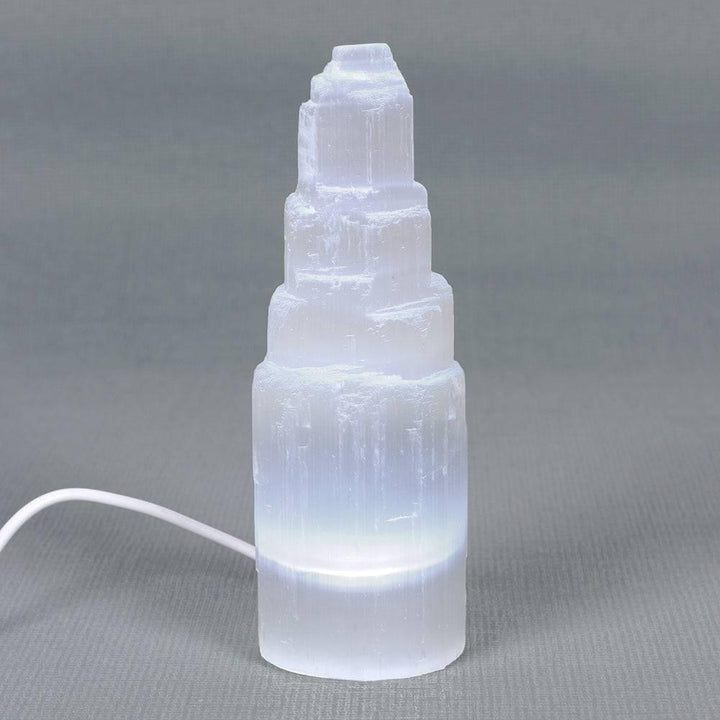 LED Selenite Mountain Lamp - Home Decor Emporium