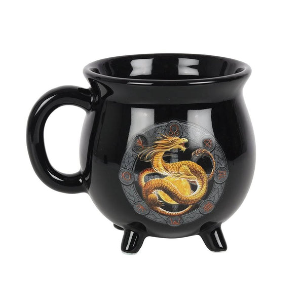 Litha Colour Changing Cauldron Mug by Anne Stokes - Home Decor Emporium