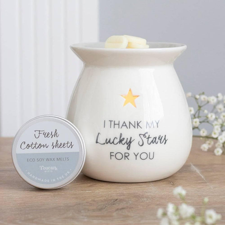 Lucky Stars Wax Melt Burner Gift Set - Home Decor Emporium