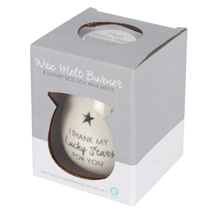 Lucky Stars Wax Melt Burner Gift Set - Home Decor Emporium