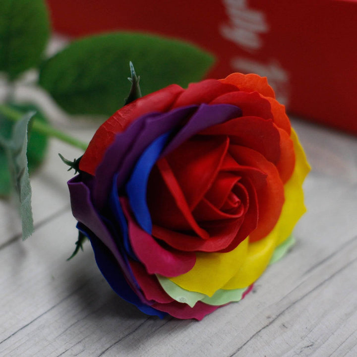 Luxury Soap Flower - Rainbow - Home Decor Emporium