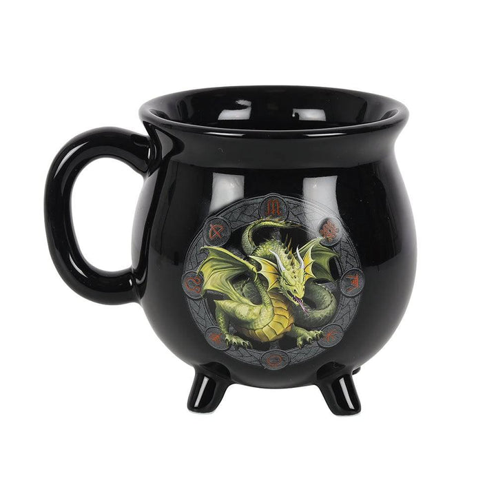 Mabon Colour Changing Cauldron Mug by Anne Stokes - Home Decor Emporium