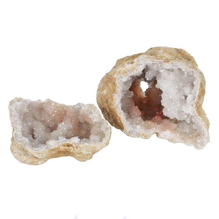 Medium White Quartz Geode - Home Decor Emporium