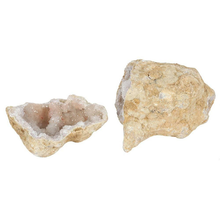 Medium White Quartz Geode - Home Decor Emporium