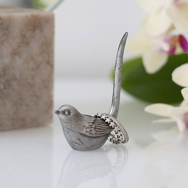 Metal Bird Ring Holder - Home Decor Emporium