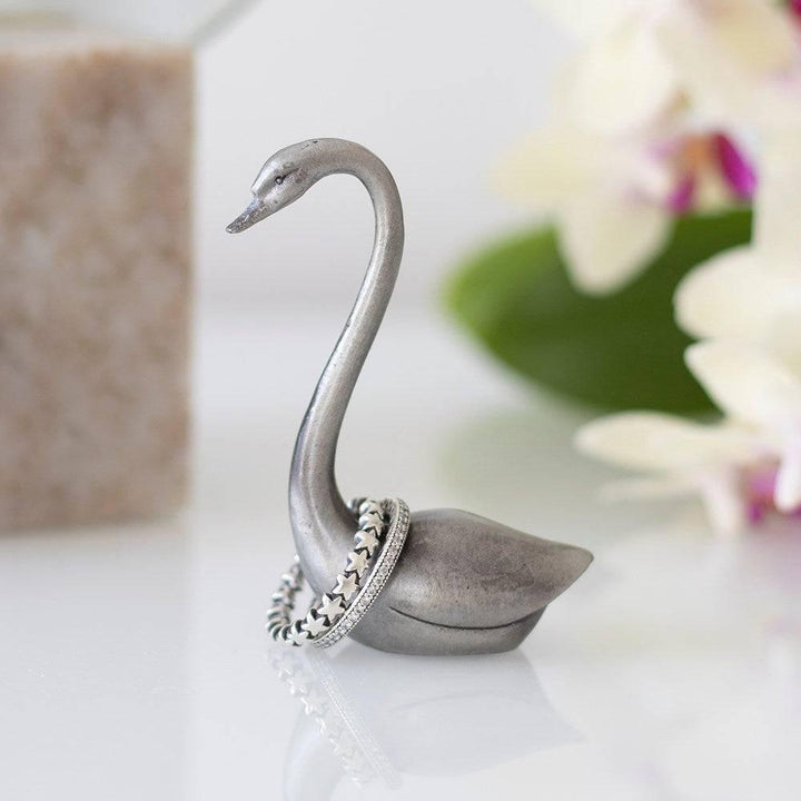 Metal Swan Ring Holder - Home Decor Emporium