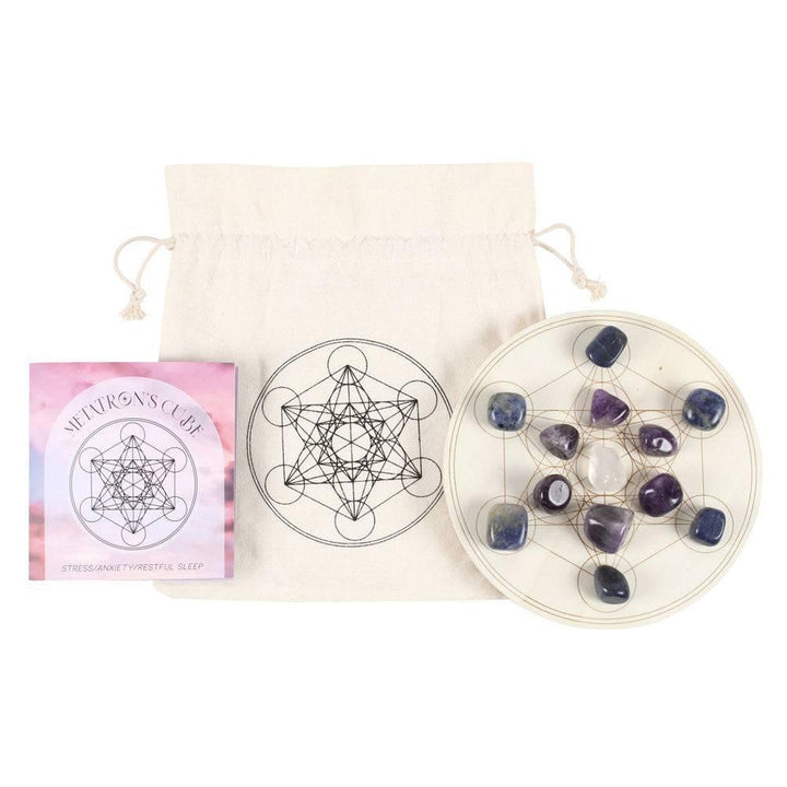 Metatron's Cube Crystal Grid Set - Home Decor Emporium