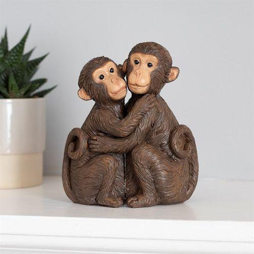 Monkey Couple Ornament - Home Decor Emporium