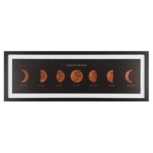 Moon Phases Print in Frame - Home Decor Emporium