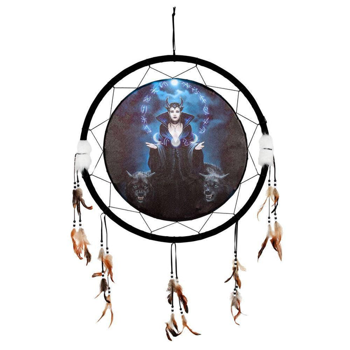 Moon Witch Dreamcatcher by Anne Stokes - Home Decor Emporium