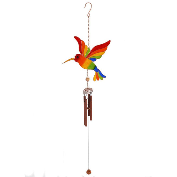 Multicoloured Hummingbird Windchime - Home Decor Emporium