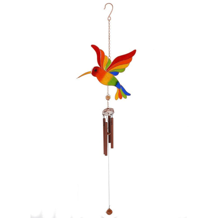 Multicoloured Hummingbird Windchime - Home Decor Emporium