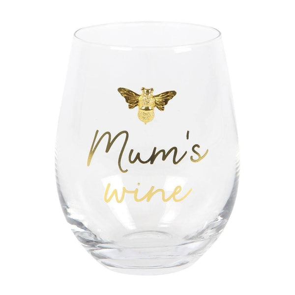 Mum's Wine Stemless Wine Glass - Home Decor Emporium