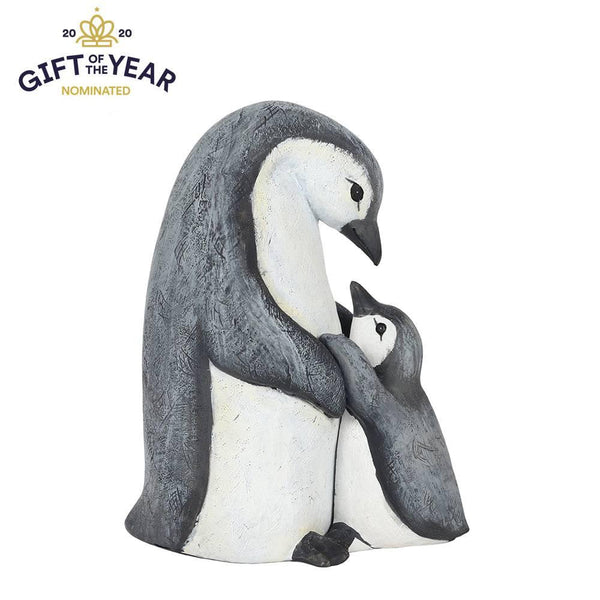 Mum Waddle I Do Without You Heartwarming Penguin Mother and Child Ornament - Home Decor Emporium