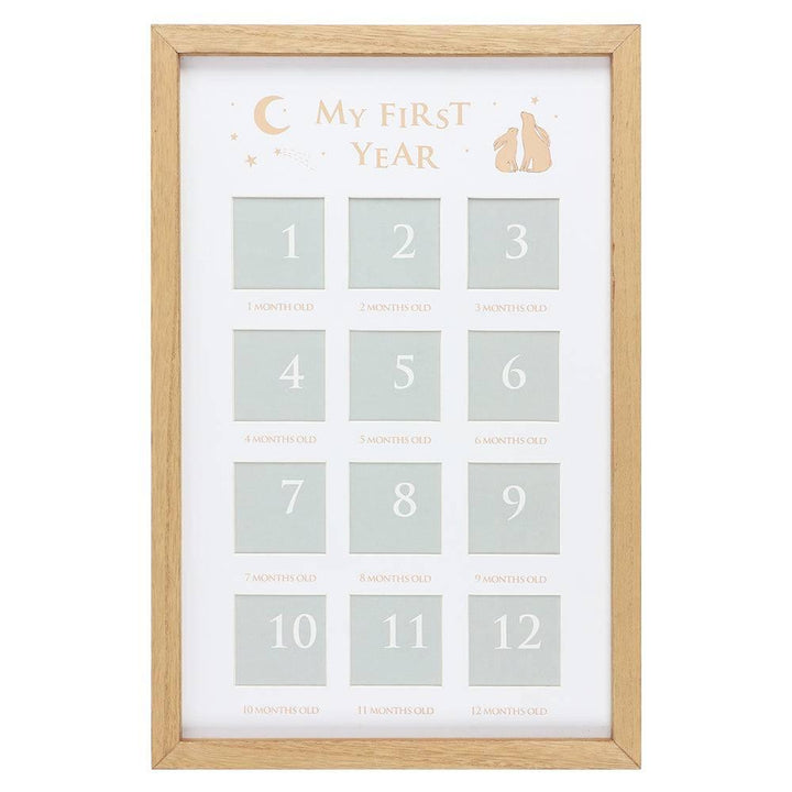 My First Year Wooden Photo Frame - Home Decor Emporium