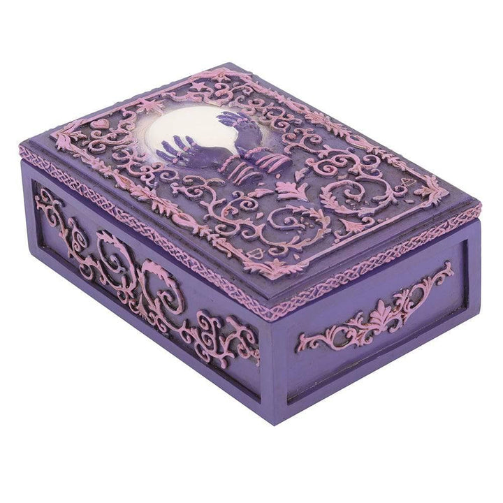 Mystical Crystal Ball Resin Storage Box - Home Decor Emporium