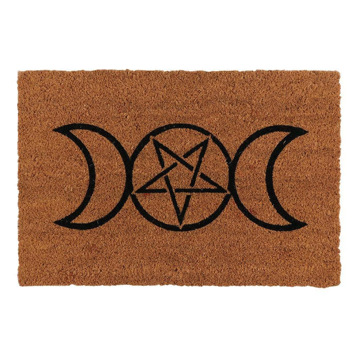 Natural Triple Moon Doormat - Home Decor Emporium