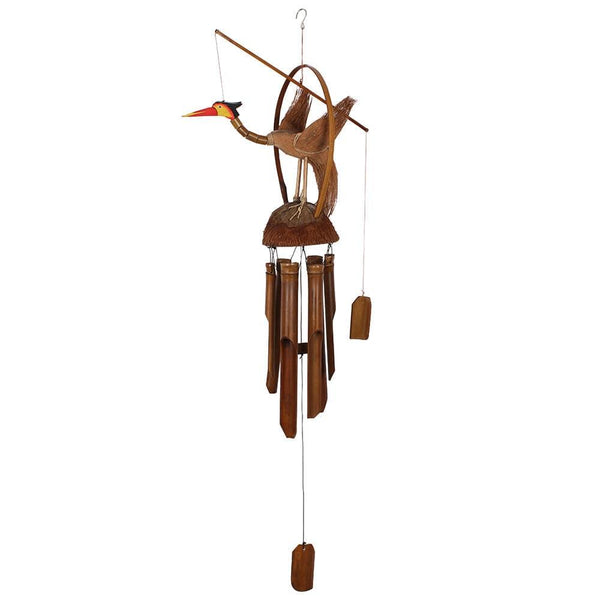 Nodding Bird Bamboo Windchime - Home Decor Emporium